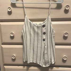 White striped tank top